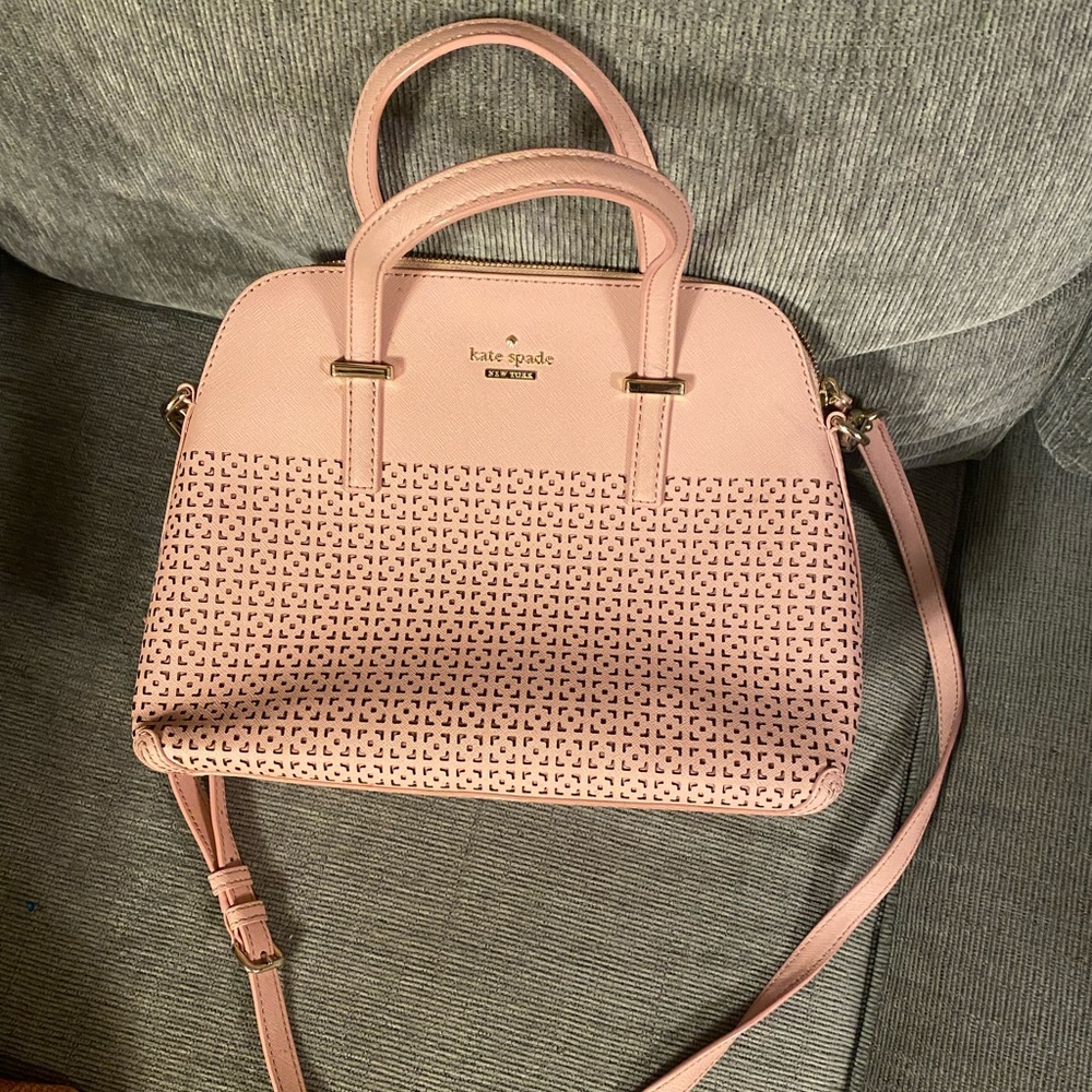 Kate Spade light pink bag- perfect condition only used once